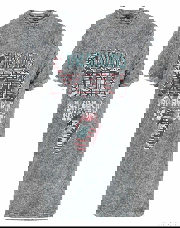 The Rolling Stones Mens Grey Logo Short Sleeved T-Shirt