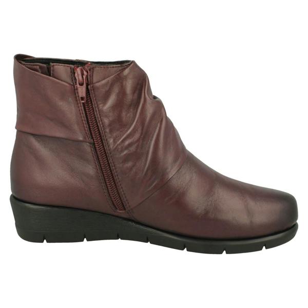 Padders Ladies Padders Bow Detailed Ankle Boots Cedar