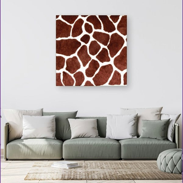 Warren Reed Giraffe Spots Print Canvas