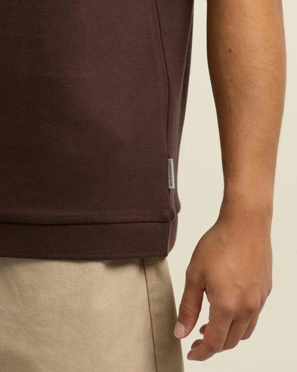 Larsson & Co Gaia - Ribbed Knit Heavy T-Shirt