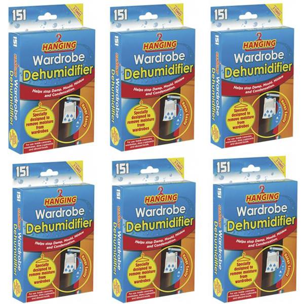 151 6X Hanging Wardrobe Dehumidifier