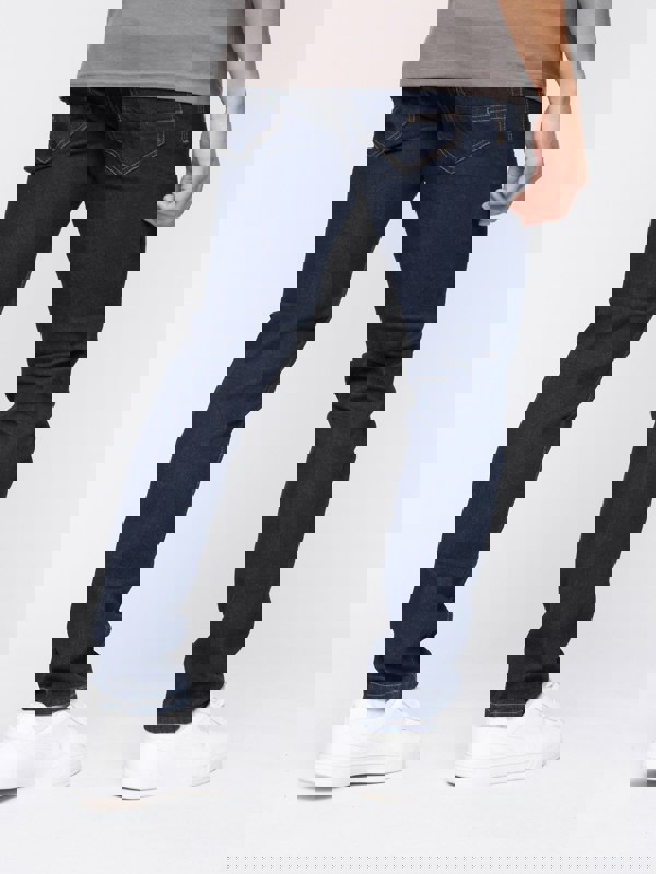 Crosshatch Buraca Slim Fit Denim Jeans Indigo Wash