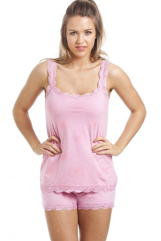 Camille Women's Short Leg Pyjama Set Nightwear