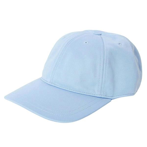 Lacoste Unisex Adult Tech Logo Cotton Twill Baseball Cap - Blue - 