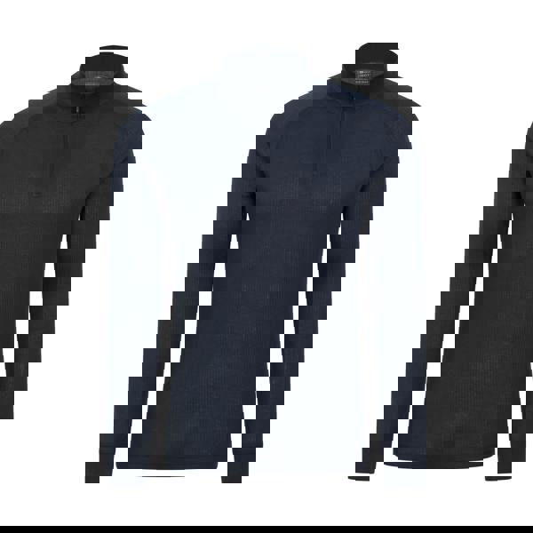 Mountain Warehouse Mens Talus Zip Neck Long-Sleeved Thermal Top - Navy