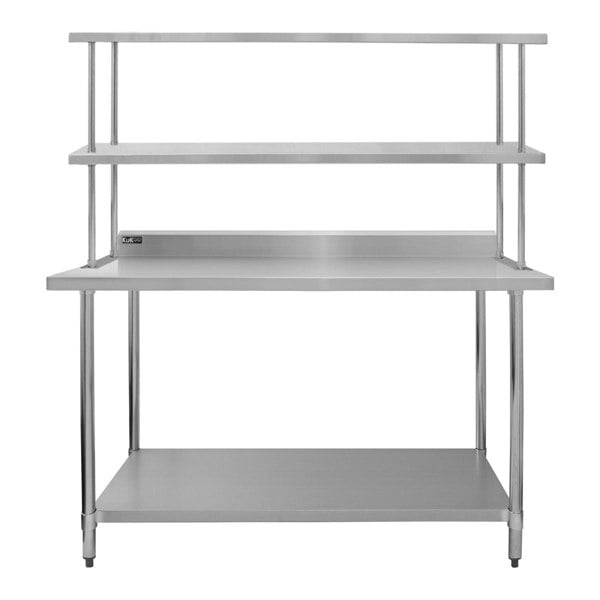 Kukoo 5ft Catering Bench With Double Over-Shelf