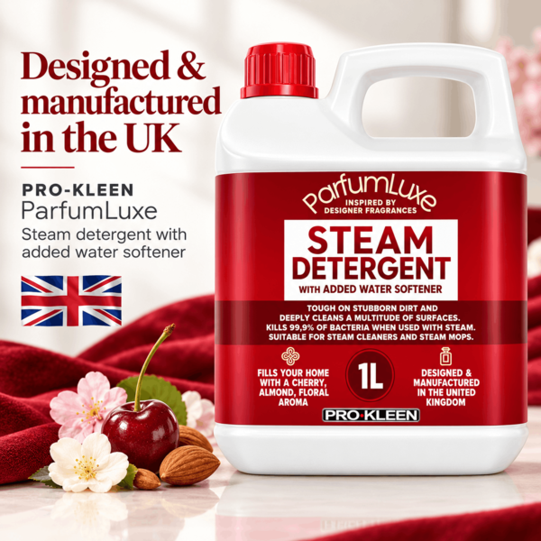 ProKleen Pro-Kleen Parfum Luxe Steam Mop Detergent Lost Cherry 1L x2 - Deeply Cleans, Removes Stains, Deodorises