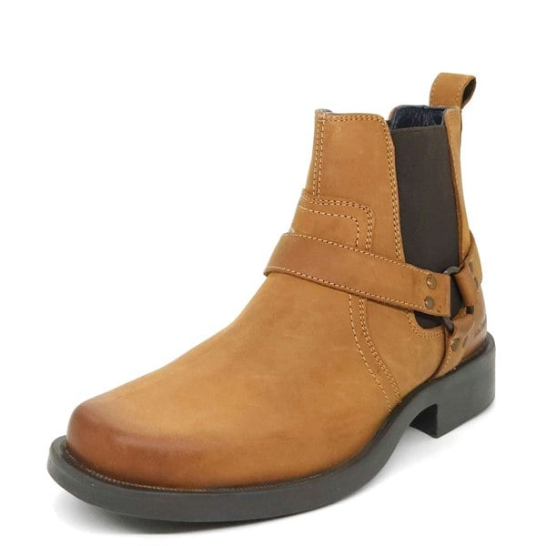 HX London Malden Western Ankle Biker Boots