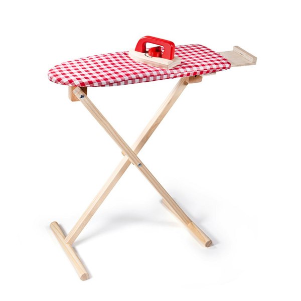 Bigjigs Toys Wooden Pretend Play Ironing Board With Iron