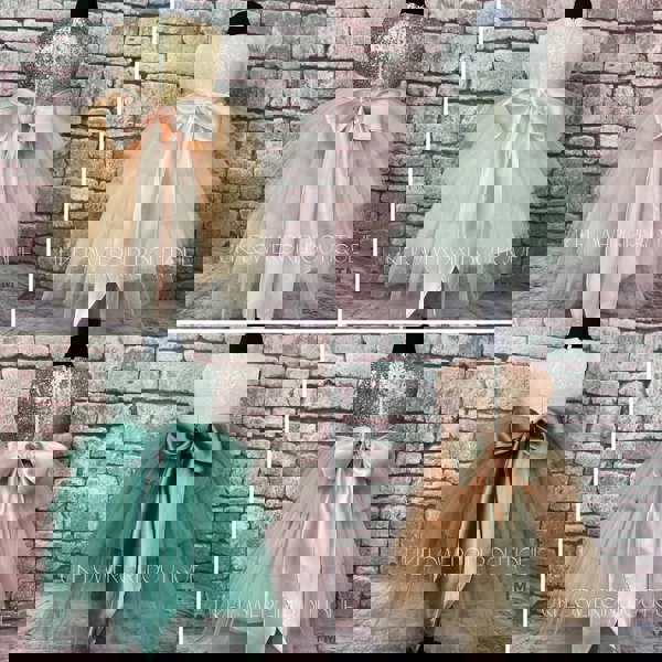 Many colour options for the dress