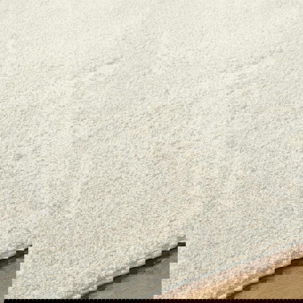 Livabliss Freud-Modern Ivory Off-White High Pile Rug