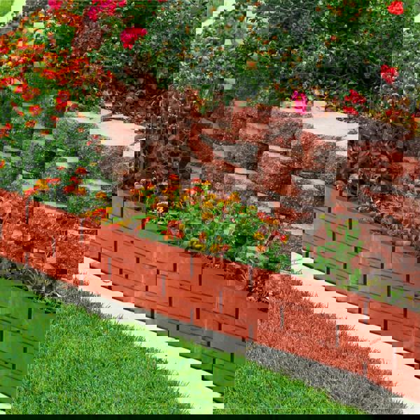 St Helens Garden Border, Terracotta Brick Effect (4 pack)
