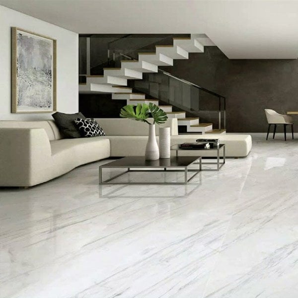 24Pcs Square Self Adhesive Stone Effect Floor Tiles Living and Home