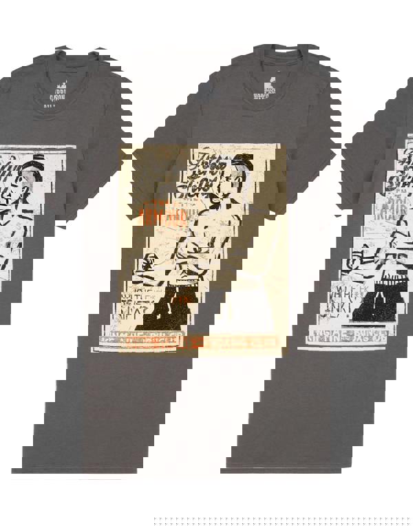 Peaky Blinders Mens Grey Arthur Shelby Short Sleeved T-Shirt