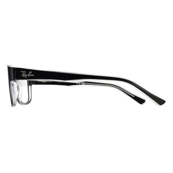 Ray-Ban Glasses Frames RX5268 2034 Black on Transparent Men Women