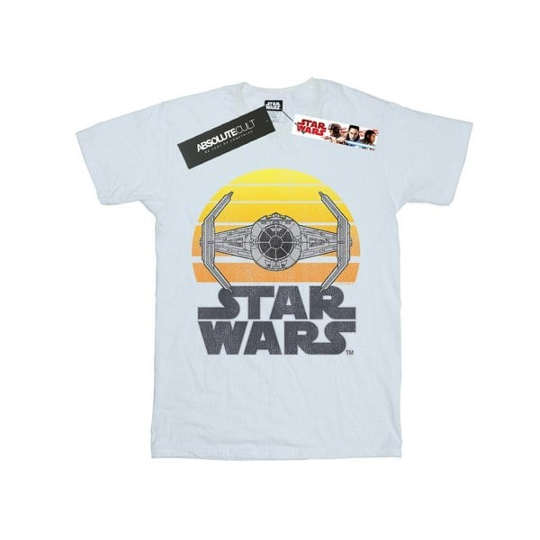 Star Wars Boys Sunset TIE Fighter T-Shirt - White