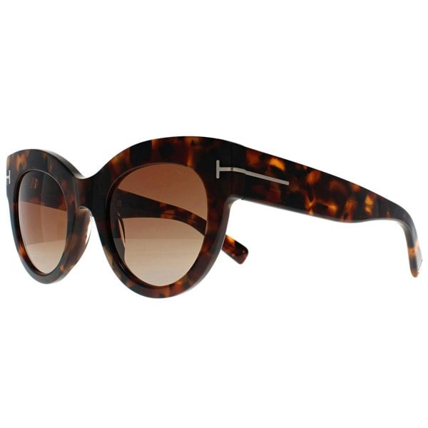 Tom Ford Sunglasses Lucilla FT1063 52T Dark Havana Gradient Bordeaux
