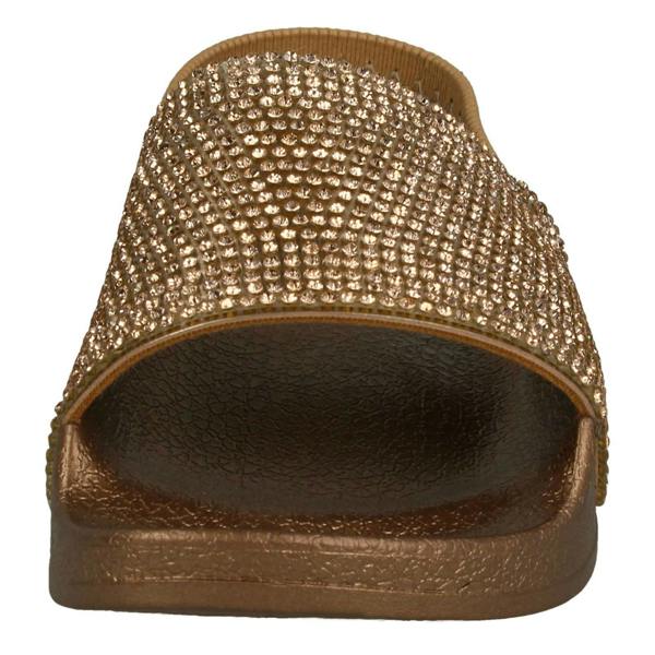 Spot On Girls Spot On Elasticated Diamante Sliders H0312