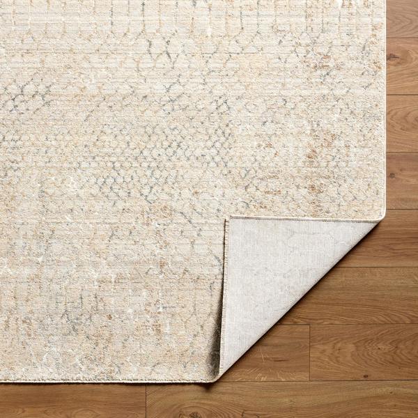 Livabliss Nathan-Modern Grey Beige Brown Graphic Fringe Rug
