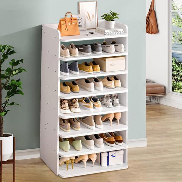 Living and Home 8-Tier Shoe Rack Shoe Cabinet for Entryway
