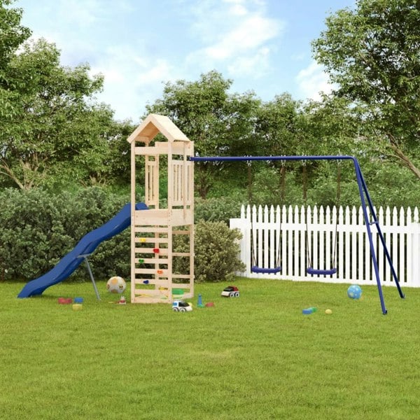 Berkfield Outdoor Playset Solid Wood Pine