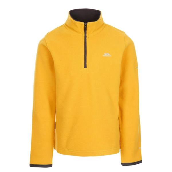 Trespass Childrens Girls Sybil Half Zip Microfleece Top - Honeybee - 