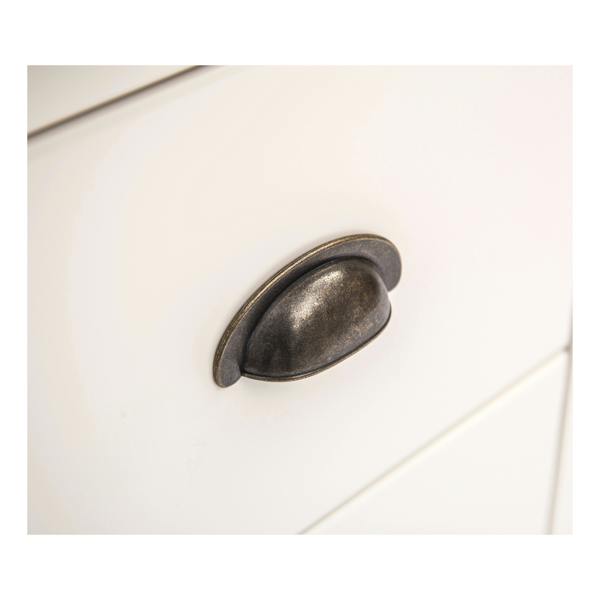 Cabinet Bits Lovere 4 Drawer Chest of Drawers Brass Cup Handle