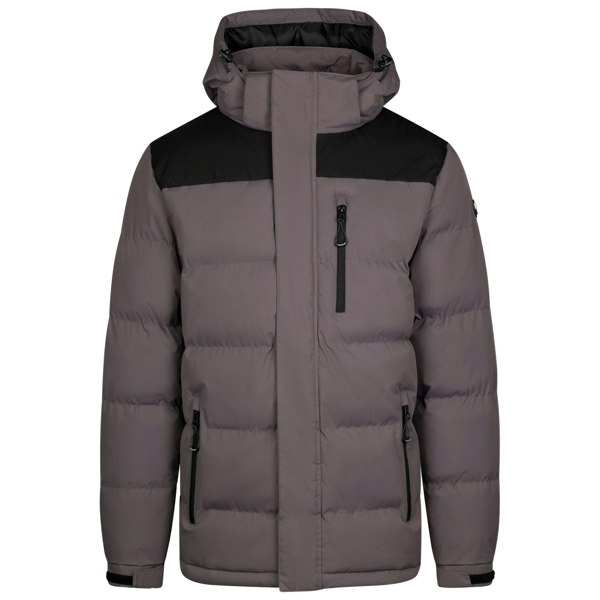 Trespass Mens Ahmor Padded Jacket - Mid Grey