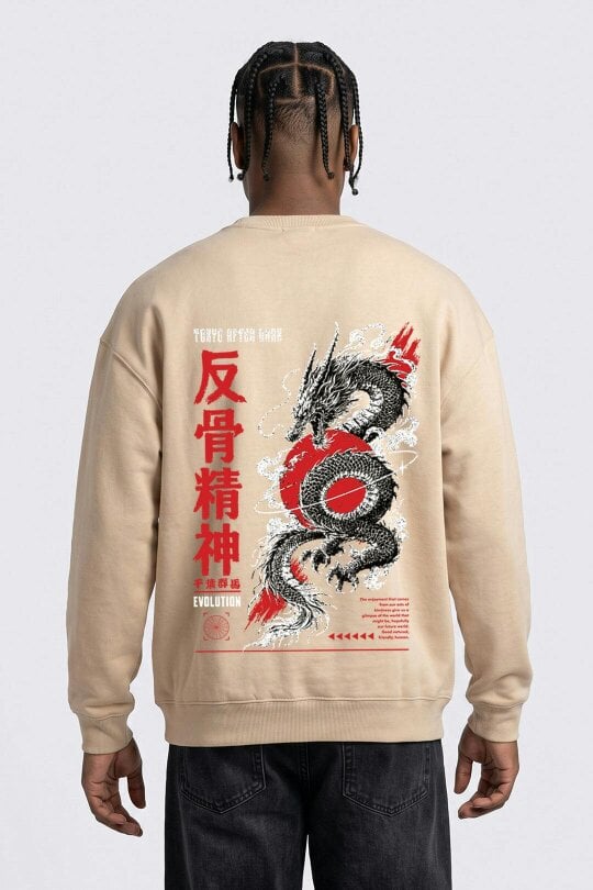 London Attitude Tokyo After Dark Graphic Sweatshirt