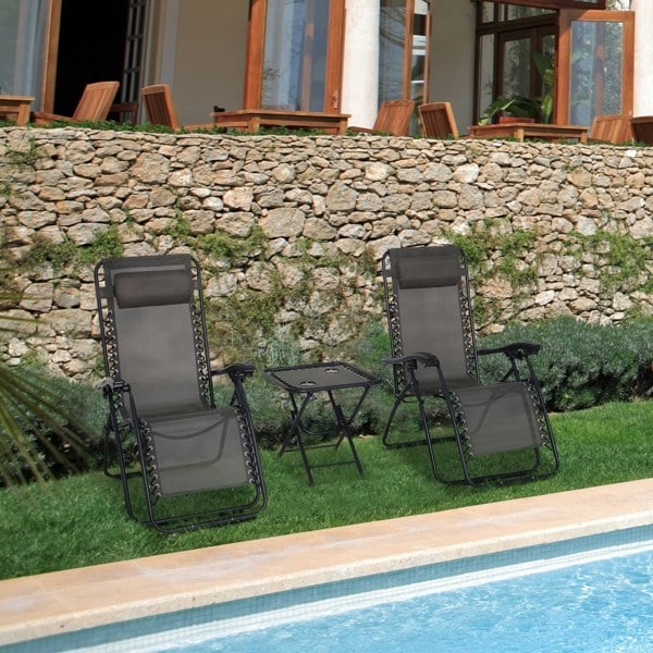 Outdoor Lounge Chair Set