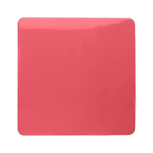 Trendi Switch Single Blanking Plate in Strawberry Red