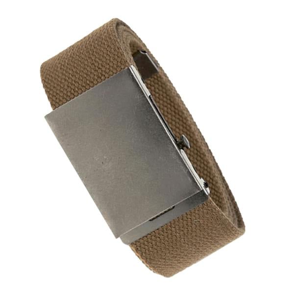 Duke Mens D555 Edward Webbing Waist Belt - Khaki