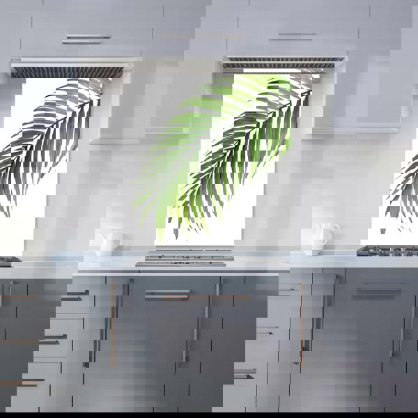 Warren Reed - Designer Single Palm Leaf Kitchen Splashback