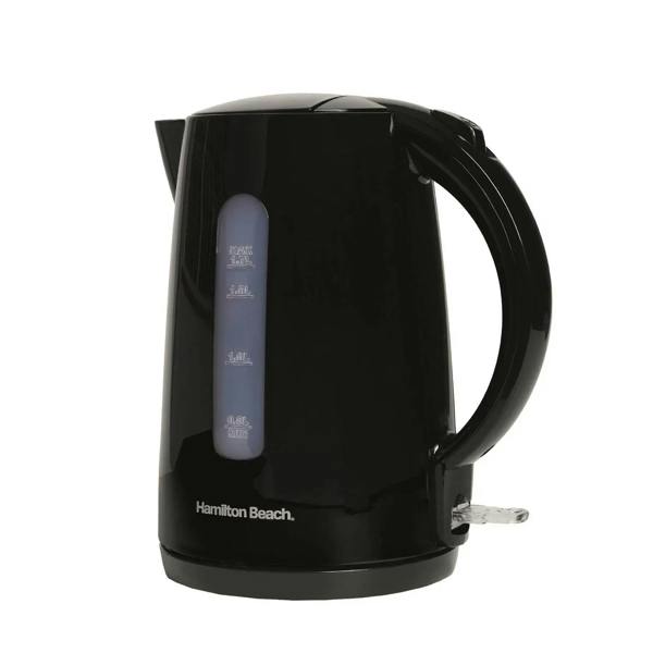 Hamilton Beach Essentials 1.7L Rapid Boil Kettle - Black - Hamilton Beach UK