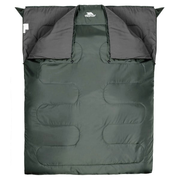 Trespass Catnap 3 Season Double Sleeping Bag - Moss