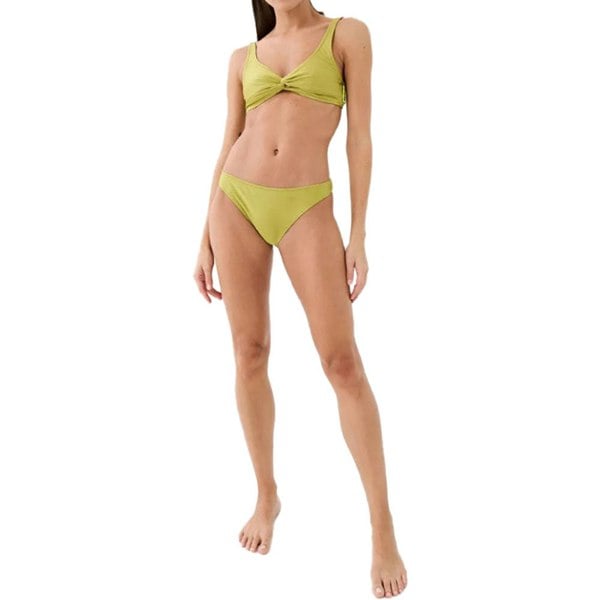 PE Nation Womens South Beach Bikini Top in Green