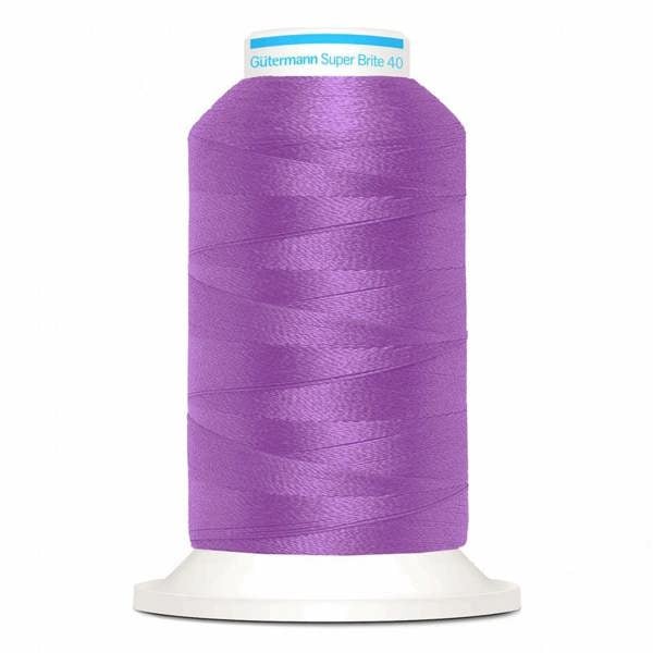 Gutermann Super Brite Polyester 40 Embroidery Thread 1000m Polyester Thread Suitable For Embroidery