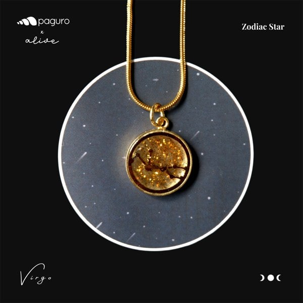 Paguro Virgo Zodiac Sign Sustainable Necklace