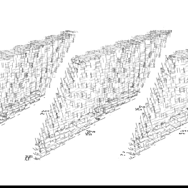 Monstershop Gabion Baskets 100 x 95 x 30cm / 2 Pack