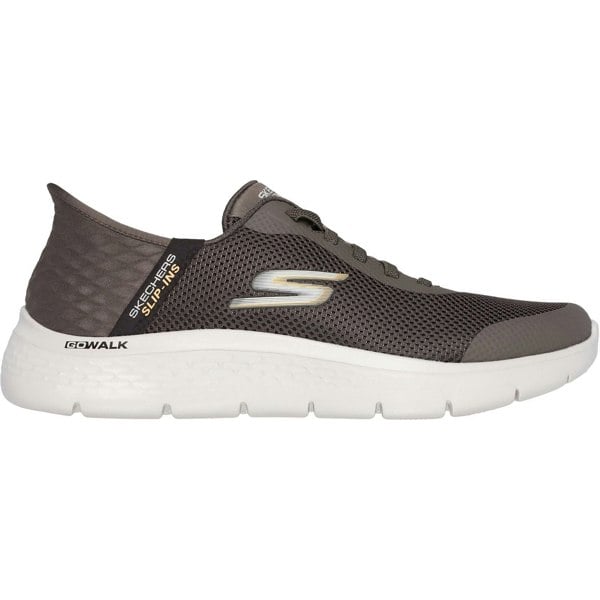 Skechers GO WALK Flex Hands Up Men's Trainers in Brown