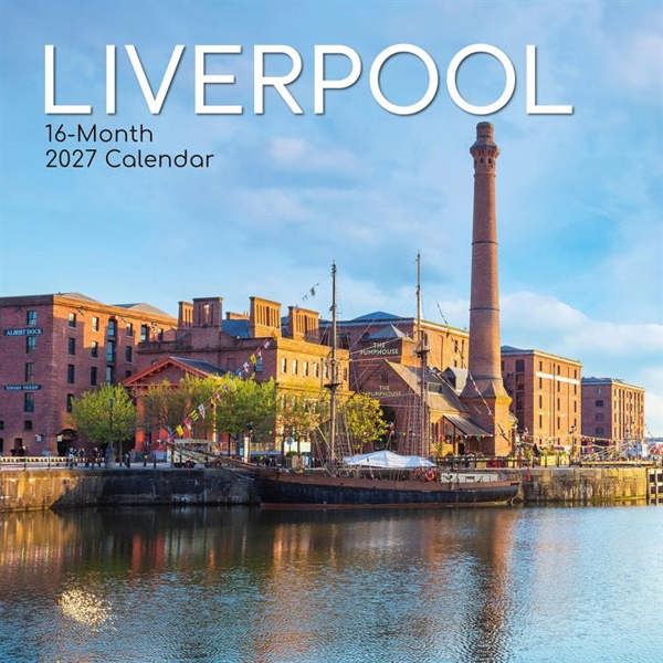 Liverpool Calendar 2027, Wall Calendars, Month To View, Travel, Gift