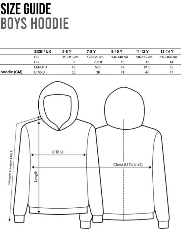 Pokemon Boys Black Pikachu Hoodie