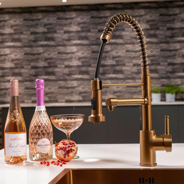 Flode böjig | Multiuse Style 3 in 1 Instant Boiling Tap with Flexi Spray | Brushed Copper Finish