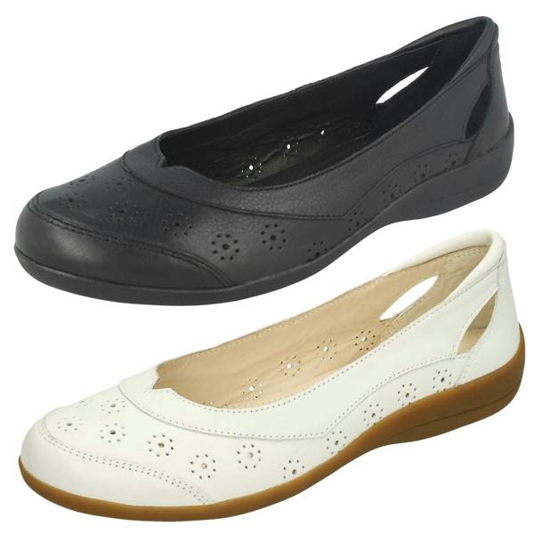 Padders Ladies Padders Cut Out Ballerina Flats Demi 2