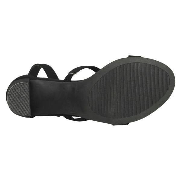 Spot On Ladies Spot On Double Strap High Heel Sandals
