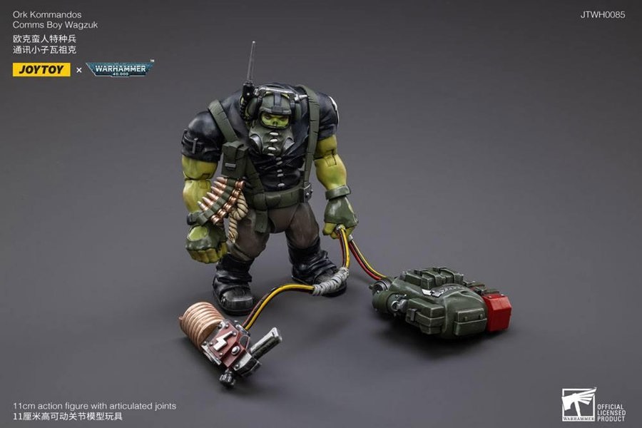 Joy Toys Warhammer 40K Ork Kommandos Comms Boy Wagzuk 1:18 Scale Joy Toy JT2979