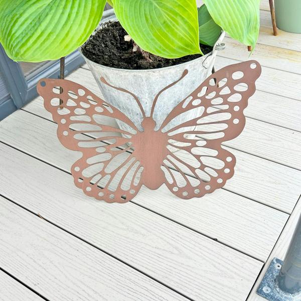 Ascalon Large 50cm Wall Mountable Garden Butterfly Ornament