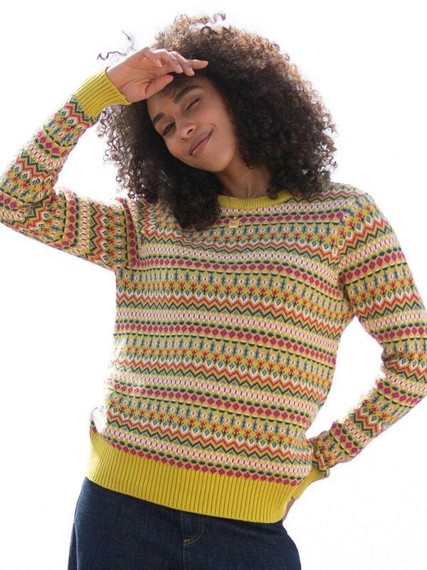 Kite Womens Organic Fair Isle Puncknowle Knit Jumper