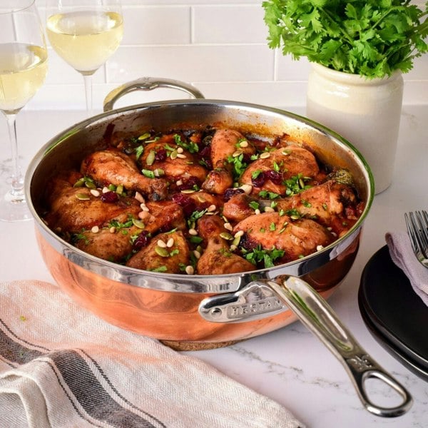 Hestan CopperBond Induction Copper Essential Pans - Large 28cm (4.7L)