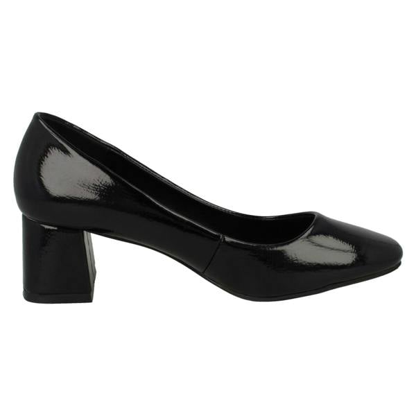 Anne Michelle Ladies Anne Michelle Mid Chunky Heel Court Shoes